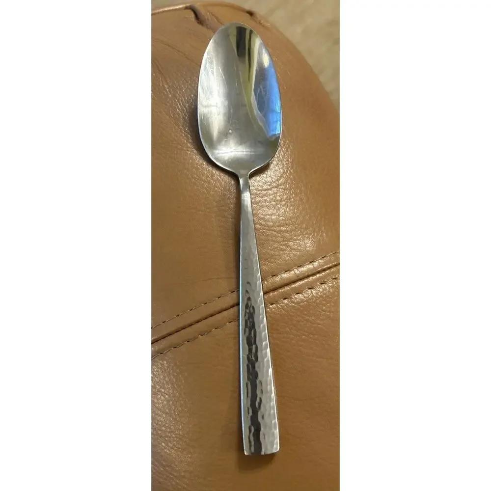 Wallace Continental Hammered Handle‎ Dinner & Soup Spoon 18/10 Stainless Steel